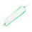 Flasher de pêche ABS 28 cm vert transparent 1