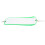 Flasher de pêche ABS 28 cm vert transparent 3