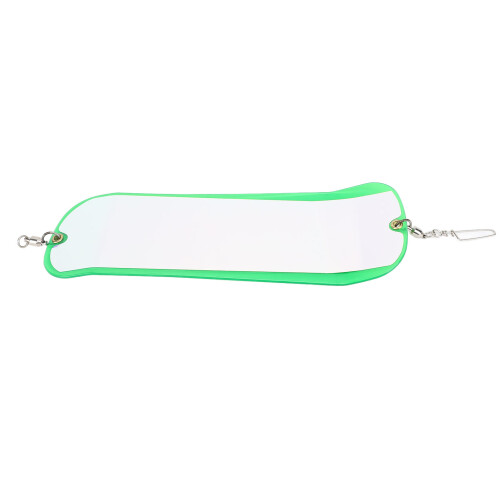 Flasher de pêche ABS 28 cm vert transparent 2