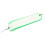 Flasher de pêche ABS 28 cm vert transparent 7