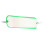 Flasher de pêche ABS 28 cm vert transparent 16