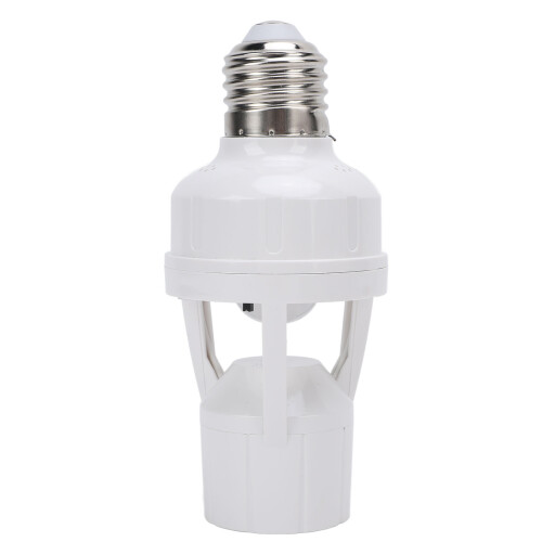 E27 Motion Sensor Light Socket ABS Infrared Infrared Lamp Switch for Home 1