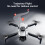 Drone à moteur brushless 1800 mAh 90 objectif blanc FPV 5