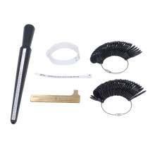Kit de mesure de la taille des bagues – mandrin en laiton et pied à coulisse