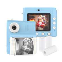 Cámara para niños con impresión lente dual 32GB 104x48x84 Rosa/Azul