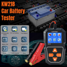 KONNWEI KW218 Batterietester für Autos und Motorräder – Start-, Lade- und Ladetests für 6V Motorrad-, 12V Auto- und Lkw-Batterien