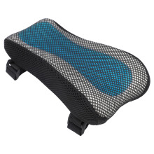 Coussin d'accoudoir pour chaise de bureau en coton et mousse à mémoire de forme au gel