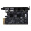 USB 3.2 Gen 2 PCIe 4X ASM3142, 10 Gbit/s, 2A 3C Schwarz 16