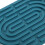 Doppelseitige Silikonplatte 18,5 x 12,5 cm Nebelblau 11