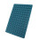Doppelseitige Silikonplatte 18,5 x 12,5 cm Nebelblau 1