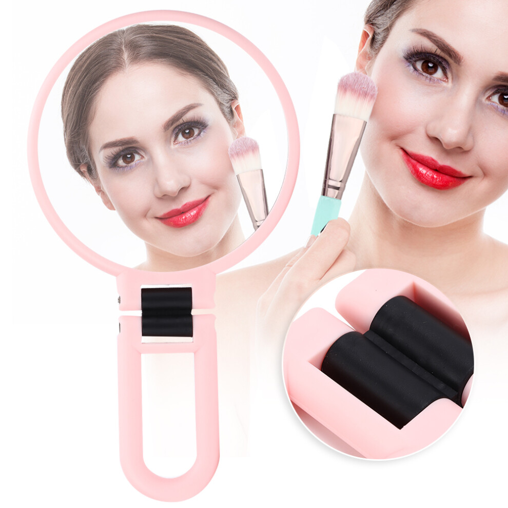 Durable Folding Cosmetic Mirror with 5X Magnification for Travel