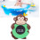 Modello: Monkey Termometro da bagno 160mAh, 7,5x10x4cm 1
