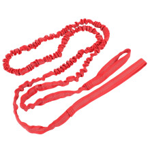 Corde de remorquage pour vélo en nylon rouge avec sac de rangement