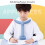 Kids Writing Desk Posture Corrector Rack, Adjustable ABS Frame 3