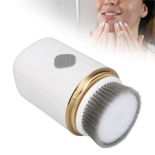 Elektrischer Gesichts-Scrubber zur Exfoliation, IPX7 wasserdicht, Silikon-Doppelkopf-Reinigung, massage, wiederaufladbar, Gesichtsreinigung