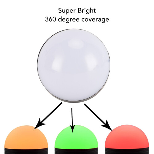 24V LED-Warnleuchte Rund 70 cm Dreifarbig 2