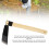 Gartenhacke mit Holzgriff, kleine Hacke 5