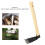 Gartenhacke mit Holzgriff, kleine Hacke 11