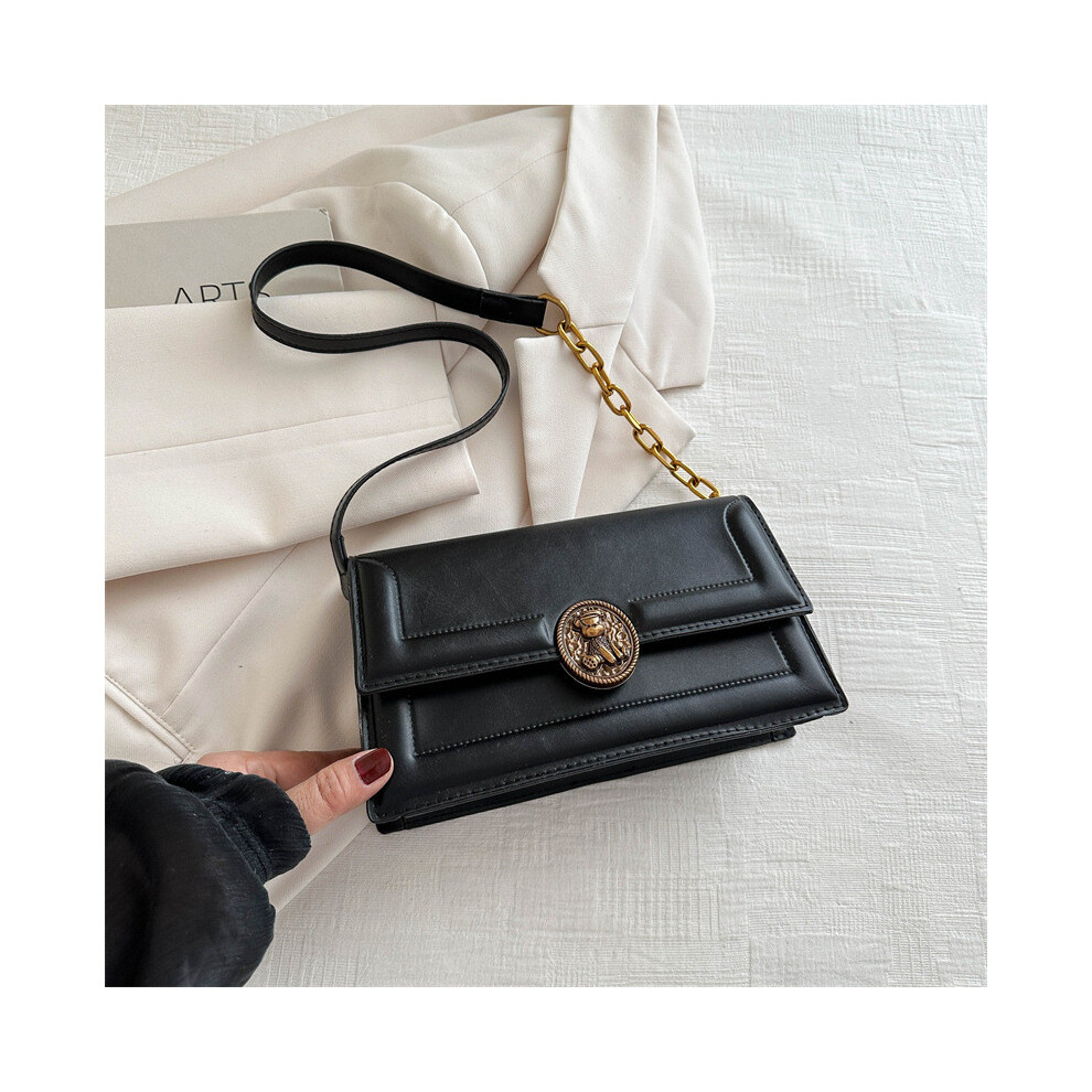 (Black) Crossbody Unique Small Handbag For Women With Soft Texture Design And Stylish-image-OPC-PJCNPK8-NEW