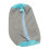 Sac de lavage pour chaussures 39x19 cm gris polyester+peluche 16
