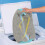 Sac de lavage pour chaussures 39x19 cm gris polyester+peluche 1