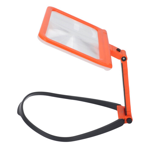 Ingranditore da collo 5X 185x112 mm, 48 LED, Trasparente