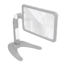 Ingranditore LED Nero 2,5x, 48 LED, 185 115 mm, 3 modalità