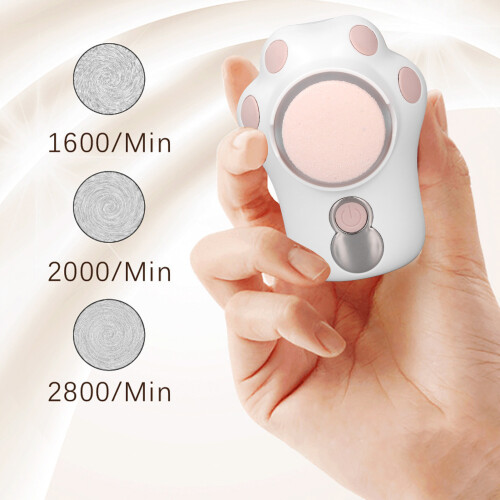 Rasetta elettrica per calli 1000 mAh Bianco 3 testine 2