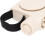 Autositzventilator USB 3-Stufen Beige 17,5  7,5  3,4 cm 9