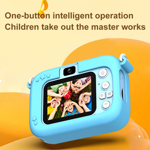Kids Digital Camera 20MP 1080P Selfie Camera 2.0in IPS Screen Pink 1
