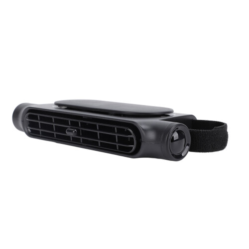 USB Auto-Sitzventilator 3-Geschwindigkeiten 17,5 x 7,5 x 3,4 cm Schwarz
