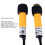 2 pièces d'interrupteur M12 300 mA PNP 6-36 VDC 3 m LED ABS 7