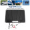 100W tragbares Solarpanel 41x28cm Schwarz 2 USB 5