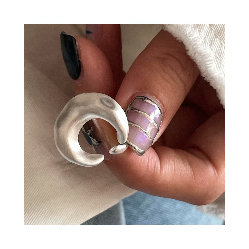 (J5102) Highend 925 Unique Sterling Silver Couple Rings Featuring Dazzling Diamond Accents For Women-image-OPC-PJCNR8C-NEW