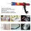 600ml Air Caulking Tool with Nozzle & Scraper Set, Adjustable Valve 4