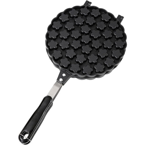 Aluminiumlegierung Egg Waffle Pan Non-Stick Double-Sided Cake Baking Mold For Eggettes Makereasy 1
