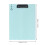 Porte-documents debout A4 en PP bleu 2