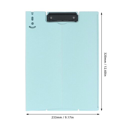 Porte-documents debout A4 en PP bleu 1