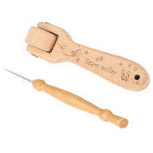 Ergonomische Buche-Holz-Nährolle, Nahtrolle