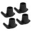 Pack de 4 patins en silicone pour déambulateur - Ajustement universel 16