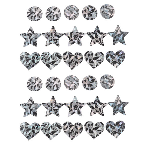 15 paia di copricapezzoli glitter, usa e getta 1