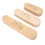 Ensemble de 3 pièces de clapper de tailleur – bois naturel 30,5 x 4,5 cm 1