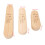 Ensemble de 3 pièces de clapper de tailleur – bois naturel 30,5 x 4,5 cm 2