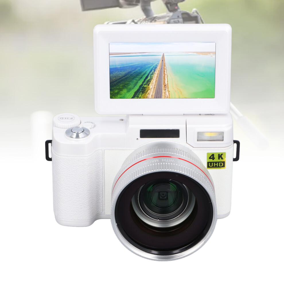 4K 48MP Face Detection Vlogging Camera with 32GB Card, 3" Flip Screen-image-OPC-PJCNVWS-NEW