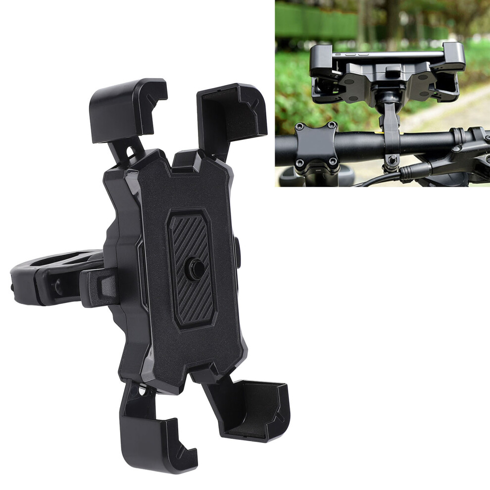 Shock Absorbing Motorcycle Phone Mount 360 Rotatable Handlebar Holder Black 5061333968622