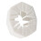 Soporte para tapas de silicona 34x7cm blanco enrollable 9