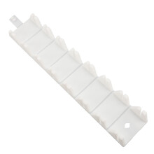 Soporte para tapas de silicona 34x7cm blanco enrollable