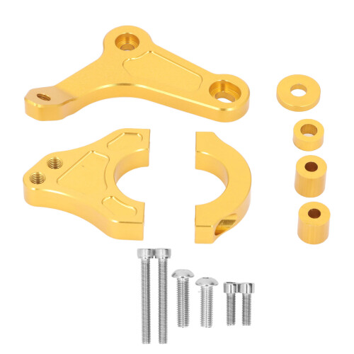 XMAX300 Lenkdämpferhalter Aluminium-Gold 1