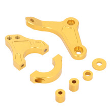 XMAX300 Lenkdämpferhalter Aluminium-Gold