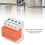 385VAC 10-20KA 4P Low Voltage Surge Protector, IP20 3